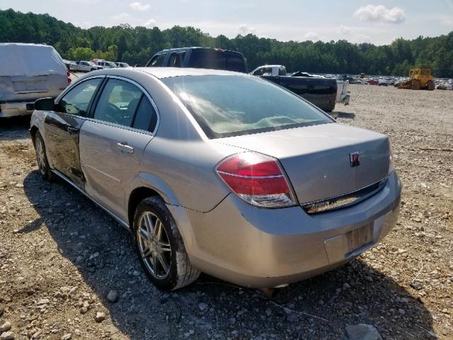 1G8ZS57N08F150256 - 2008 SATURN AURA XE SILVER photo 3