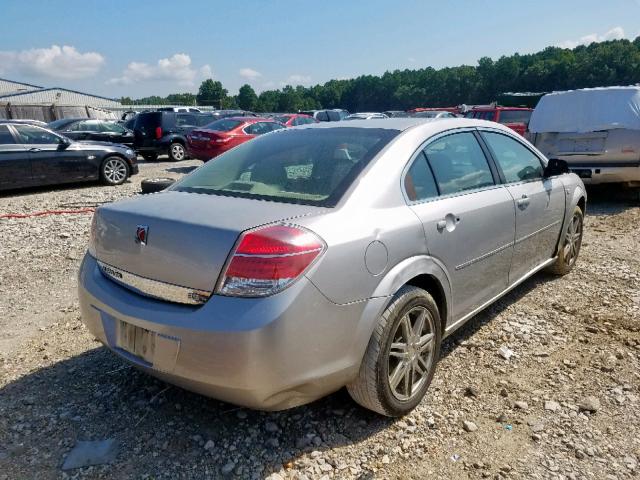 1G8ZS57N08F150256 - 2008 SATURN AURA XE SILVER photo 4