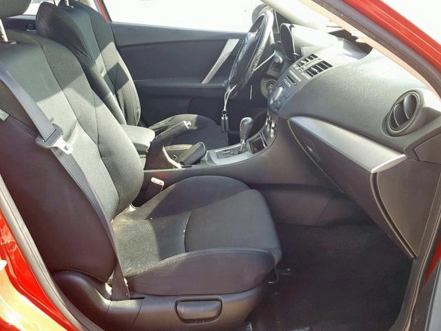 JM1BL1S54A1138909 - 2010 MAZDA 3 S RED photo 5