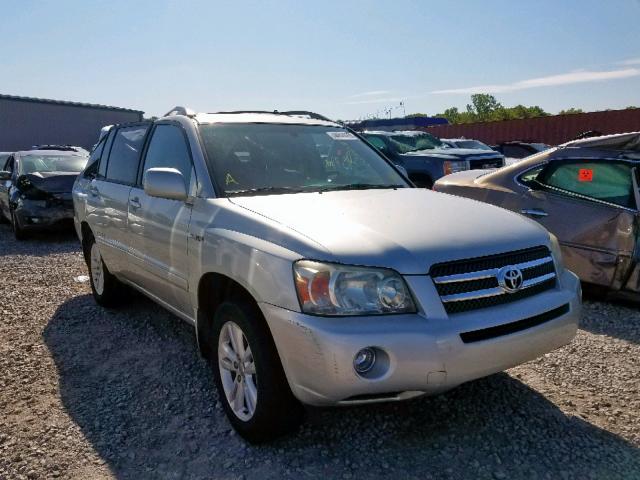 JTEDW21A960009402 - 2006 TOYOTA HIGHLANDER SILVER photo 1