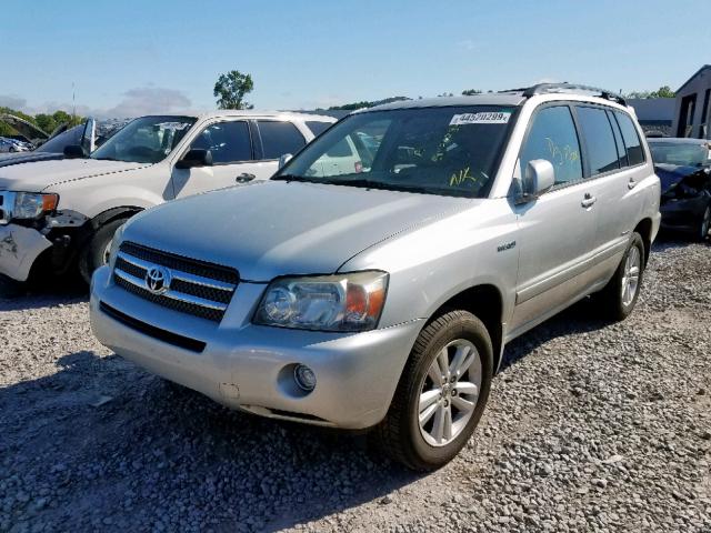 JTEDW21A960009402 - 2006 TOYOTA HIGHLANDER SILVER photo 2