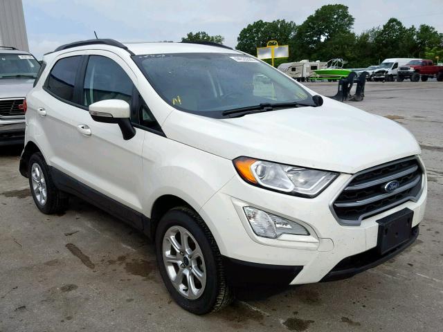 MAJ6P1UL4JC222935 - 2018 FORD ECOSPORT S WHITE photo 1