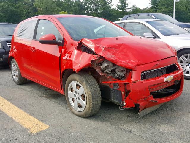 1G1JA6SH9E4224061 - 2014 CHEVROLET SONIC LS RED photo 1