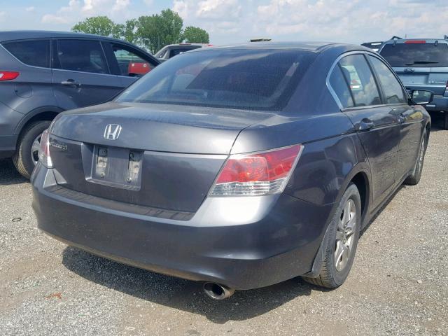 1HGCP264X9A048922 - 2009 HONDA ACCORD LXP GRAY photo 4