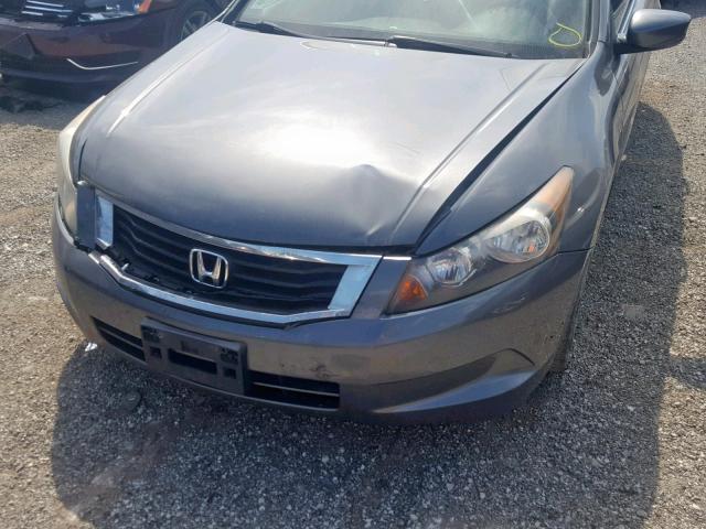 1HGCP264X9A048922 - 2009 HONDA ACCORD LXP GRAY photo 9