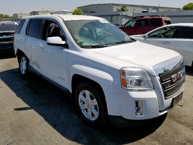 2GKALMEK6F6352257 - 2015 GMC TERRAIN SL WHITE photo 1