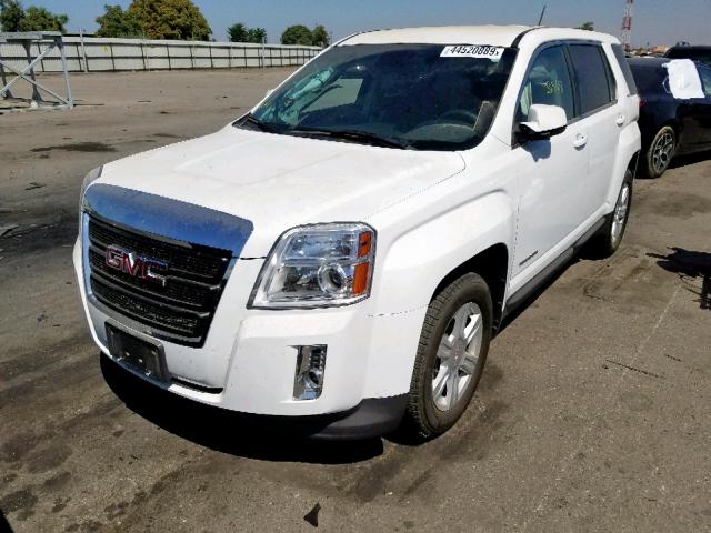 2GKALMEK6F6352257 - 2015 GMC TERRAIN SL WHITE photo 2