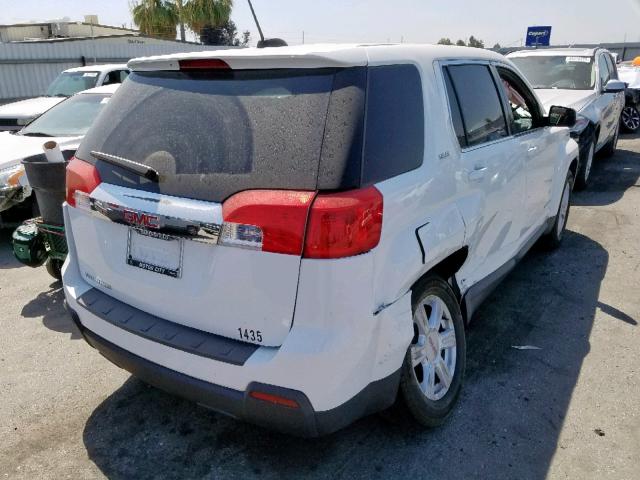 2GKALMEK6F6352257 - 2015 GMC TERRAIN SL WHITE photo 4