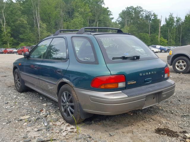 JF1GF4858XG813162 - 1999 SUBARU IMPREZA OU GREEN photo 3