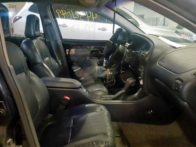 1G2WP52K63F116861 - 2003 PONTIAC GRAND PRIX BLACK photo 5