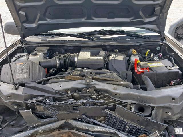 1GCHTCFE8C8152970 - 2012 CHEVROLET COLORADO L GRAY photo 7