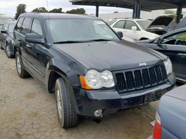 1J8HR48N78C161903 - 2008 JEEP GRAND CHER BLACK photo 1