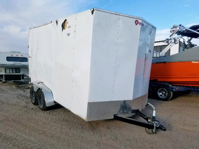 7HVBE1425KA000687 - 2019 CARGO TRAILER WHITE photo 1