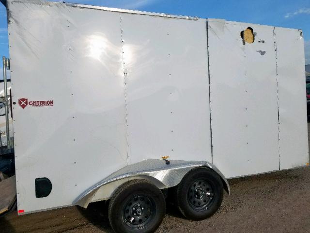 7HVBE1425KA000687 - 2019 CARGO TRAILER WHITE photo 9