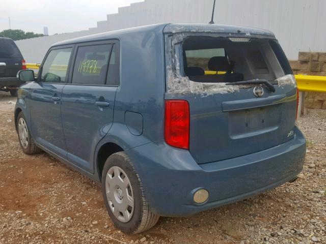 JTLKE50EX81003808 - 2008 TOYOTA SCION XB 青色 照片 3