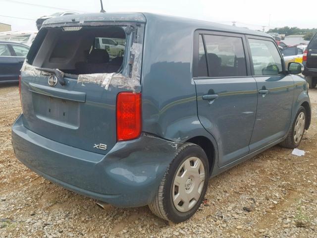 JTLKE50EX81003808 - 2008 TOYOTA SCION XB 青色 照片 4