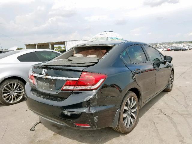 2HGFB2F93FH527266 - 2015 HONDA CIVIC EXL 黑色 照片 4