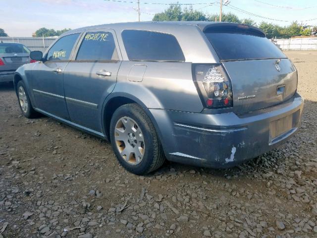 2D4FV47T97H717377 - 2007 DODGE MAGNUM SE GRAY photo 3