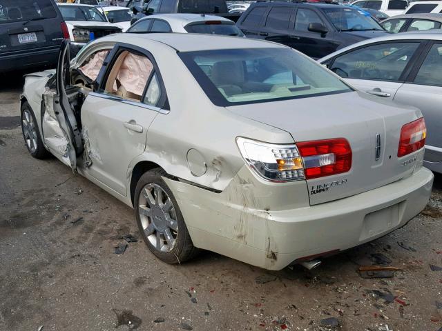 3LNHM26126R613406 - 2006 LINCOLN ZEPHYR BEIGE photo 3