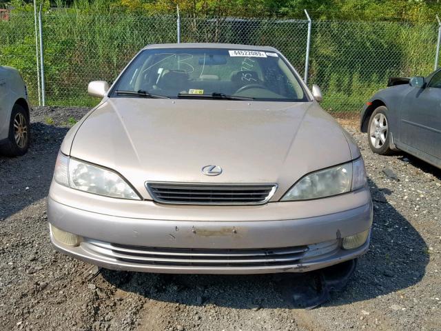 JT8BF22G5V5000081 - 1997 LEXUS ES 300 GOLD photo 9