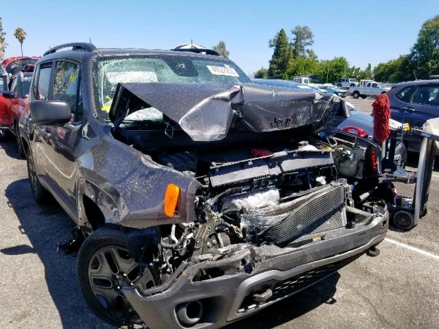 ZACCJBAB3JPH21835 - 2018 JEEP RENEGADE S შავი ფოტო 1