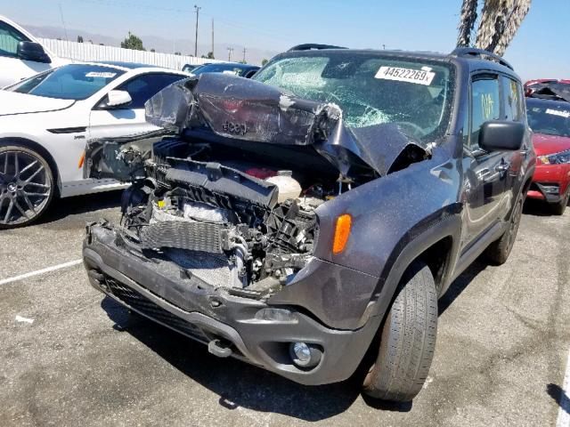 ZACCJBAB3JPH21835 - 2018 JEEP RENEGADE S შავი ფოტო 2