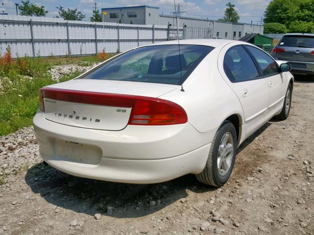 2C3HH56M54H679711 - 2004 CHRYSLER INTREPID E WHITE photo 4