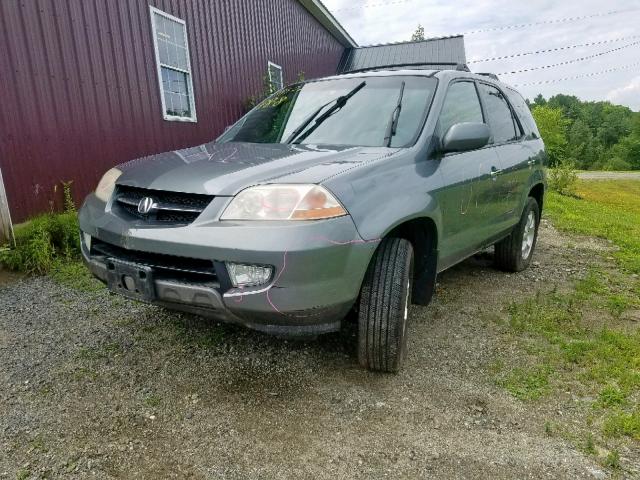 2HNYD18671H525344 - 2001 ACURA MDX TOURIN GRAY photo 2