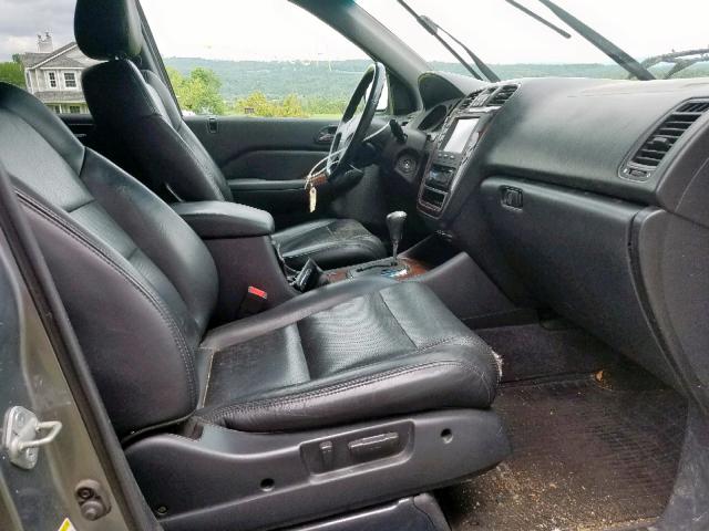 2HNYD18671H525344 - 2001 ACURA MDX TOURIN GRAY photo 5