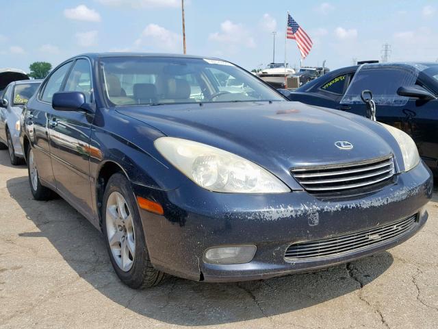 JTHBA30GX40006574 - 2004 LEXUS ES 330 BLUE photo 1