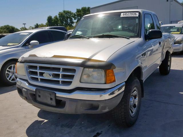 1FTYR14U91PA23099 - 2001 FORD RANGER SUP SILVER photo 2