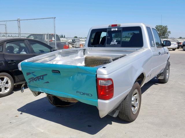 1FTYR14U91PA23099 - 2001 FORD RANGER SUP SILVER photo 4