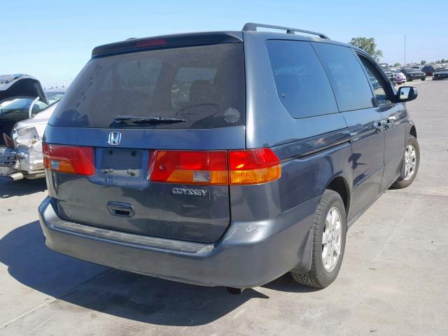 5FNRL18063B078474 - 2003 HONDA ODYSSEY EX GRAY photo 4