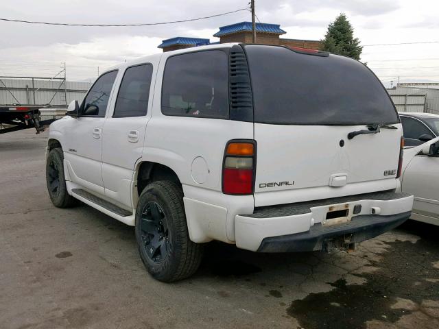 1GKEK63UX4J174504 - 2004 GMC YUKON DENA WHITE photo 3