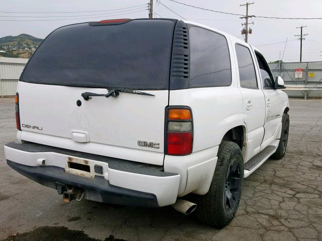 1GKEK63UX4J174504 - 2004 GMC YUKON DENA WHITE photo 4