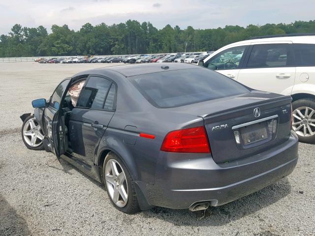 19UUA66286A013884 - 2006 ACURA 3.2TL BLACK photo 3