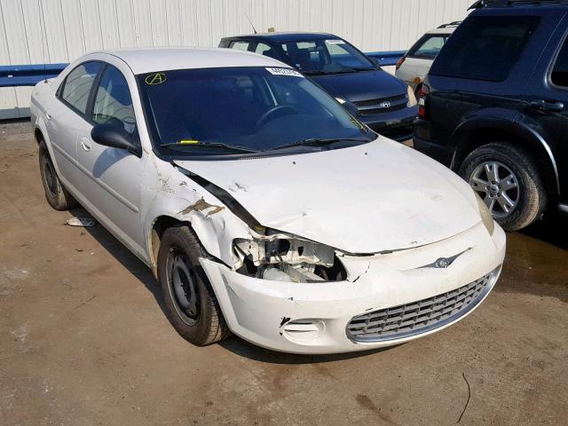 1C3EL46R82N150281 - 2002 CHRYSLER SEBRING LX WHITE photo 1