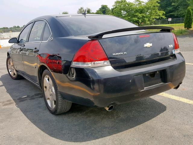 2G1WD58CX69123418 - 2006 CHEVROLET IMPALA SUP 黑色 照片 3