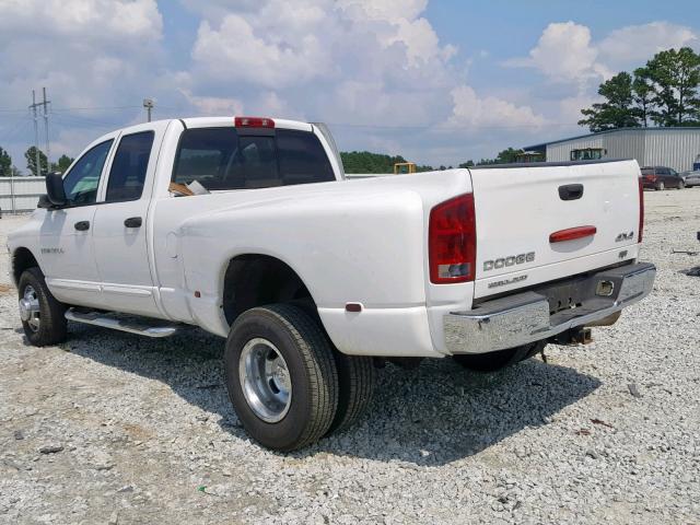 3D7MU48C73G746902 - 2003 DODGE RAM 3500 S WHITE photo 3