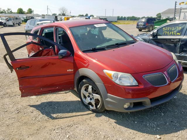 5Y2SL65886Z426895 - 2006 PONTIAC VIBE MAROON photo 1