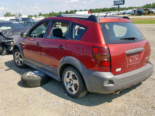 5Y2SL65886Z426895 - 2006 PONTIAC VIBE MAROON photo 3