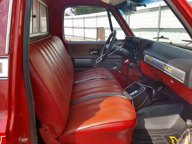 CCY3341163823 - 1974 CHEVROLET C30 RED photo 5