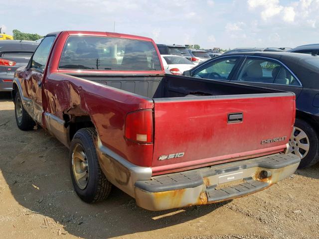 1GCCS1444W8177204 - 1998 CHEVROLET S TRUCK S1 RED photo 3