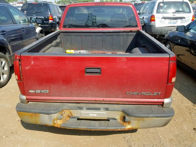 1GCCS1444W8177204 - 1998 CHEVROLET S TRUCK S1 RED photo 6