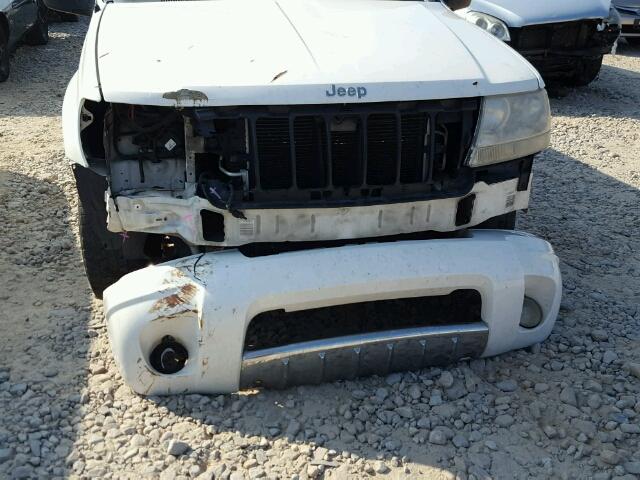 1J8GW58N84C372824 - 2004 JEEP GRAND CHER WHITE photo 9