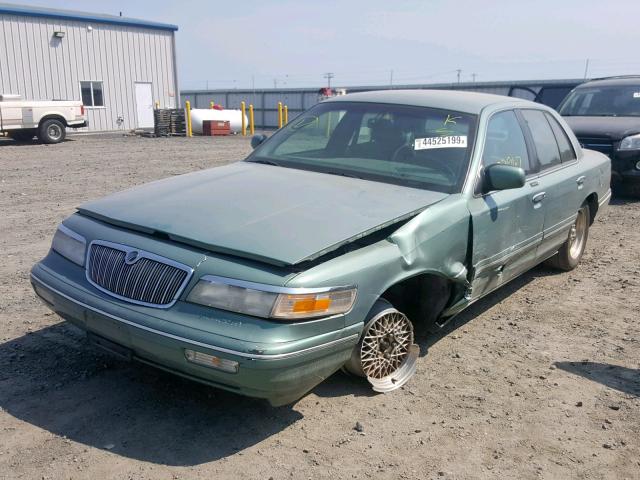 2MELM75W0VX627408 - 1997 MERCURY GRAND MARQ GREEN photo 1