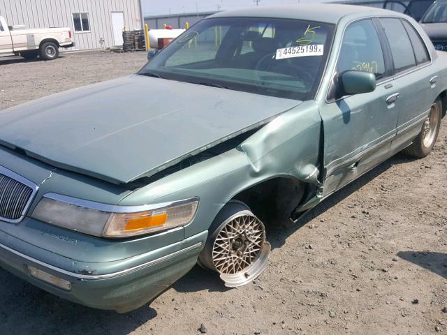 2MELM75W0VX627408 - 1997 MERCURY GRAND MARQ GREEN photo 9