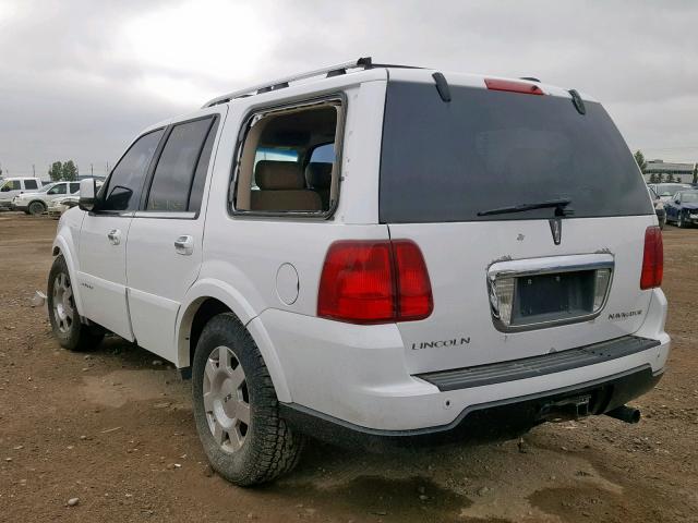 5LMFU28585LJ00324 - 2005 LINCOLN NAVIGATOR 白色 照片 3