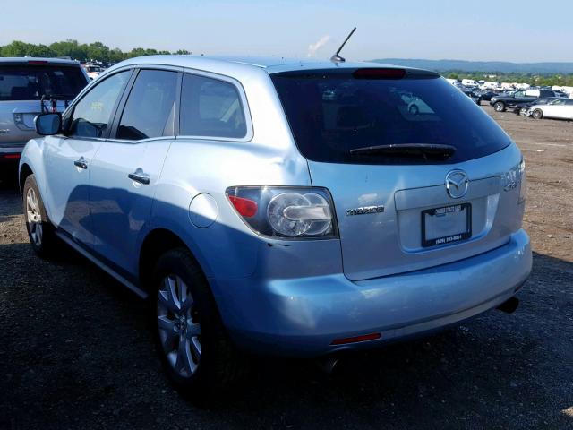 JM3ER29L980203864 - 2008 MAZDA CX-7 BLUE photo 3