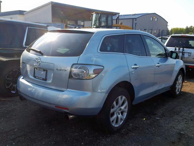 JM3ER29L980203864 - 2008 MAZDA CX-7 BLUE photo 4